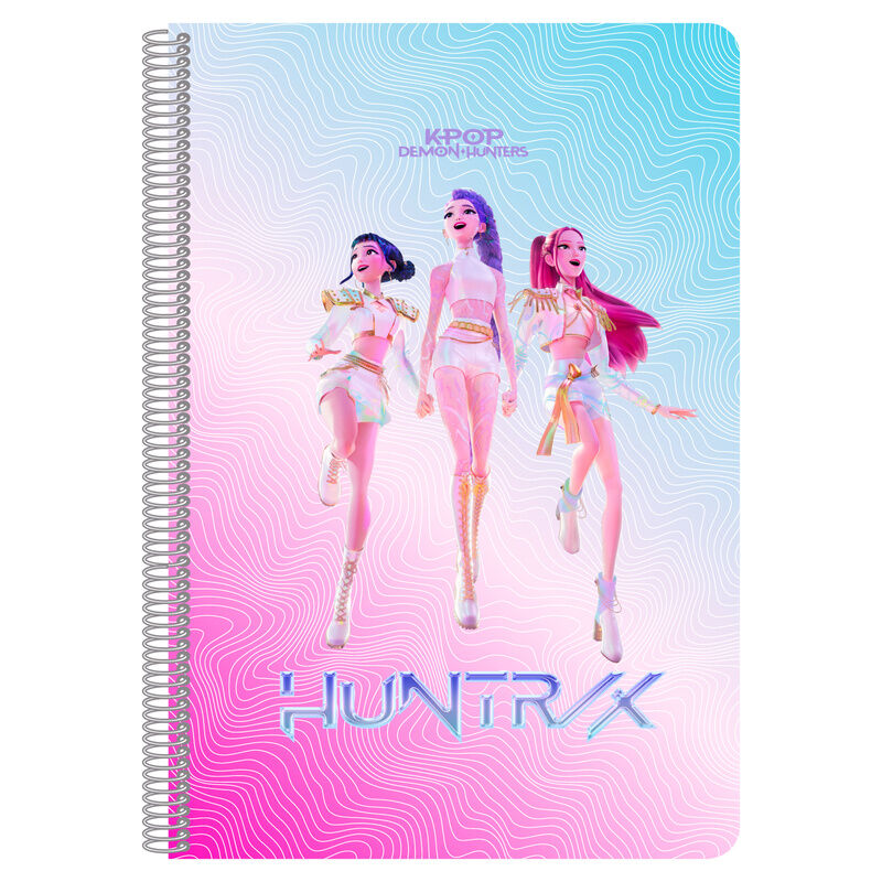 kpop demon hunters notebook