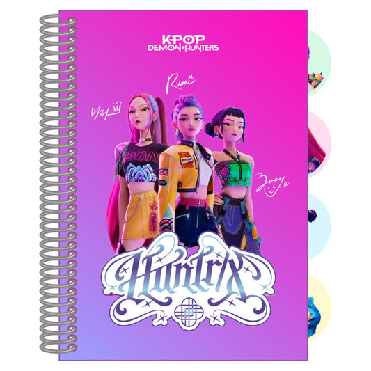 a7 kpop demon hunters notebook