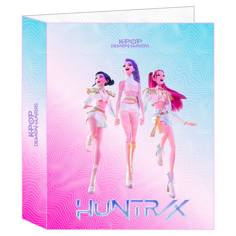 Kpop Demon Hunters 4-ring binder