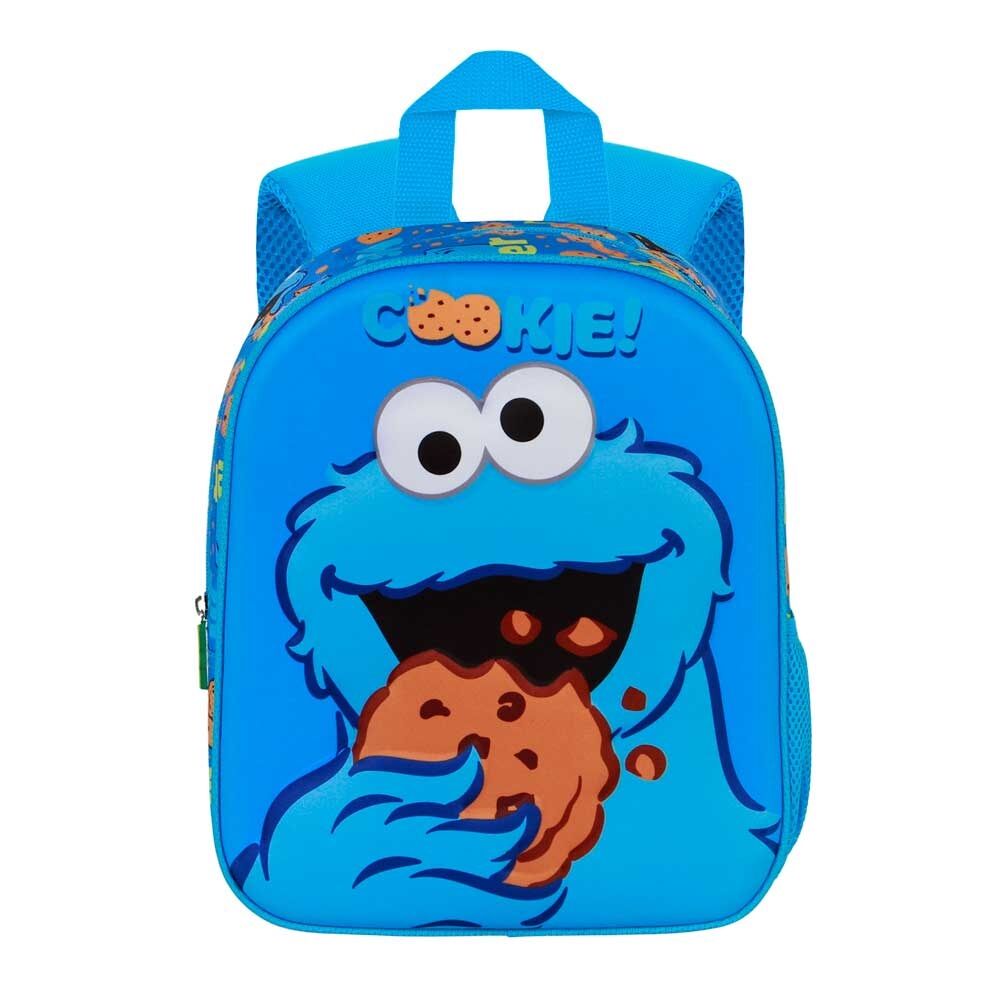 cookie monster 3d backpack sesame street 30cm