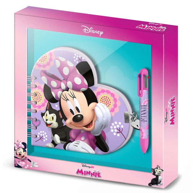 minnie disney diary  pen