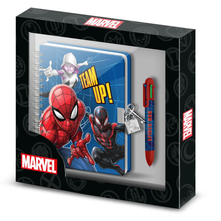 diary  pen spiderman marvel