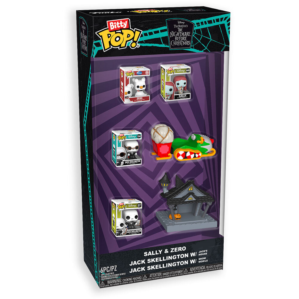 disney nightmare before christmas bitty pop starter figure set
