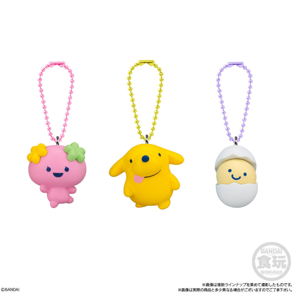 Chaveiros sortidos Shokugan Tamagotchi em caixas surpresa