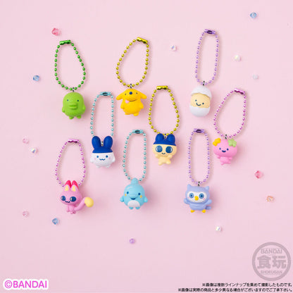 Chaveiros sortidos Shokugan Tamagotchi em caixas surpresa