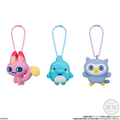 Chaveiros sortidos Shokugan Tamagotchi em caixas surpresa