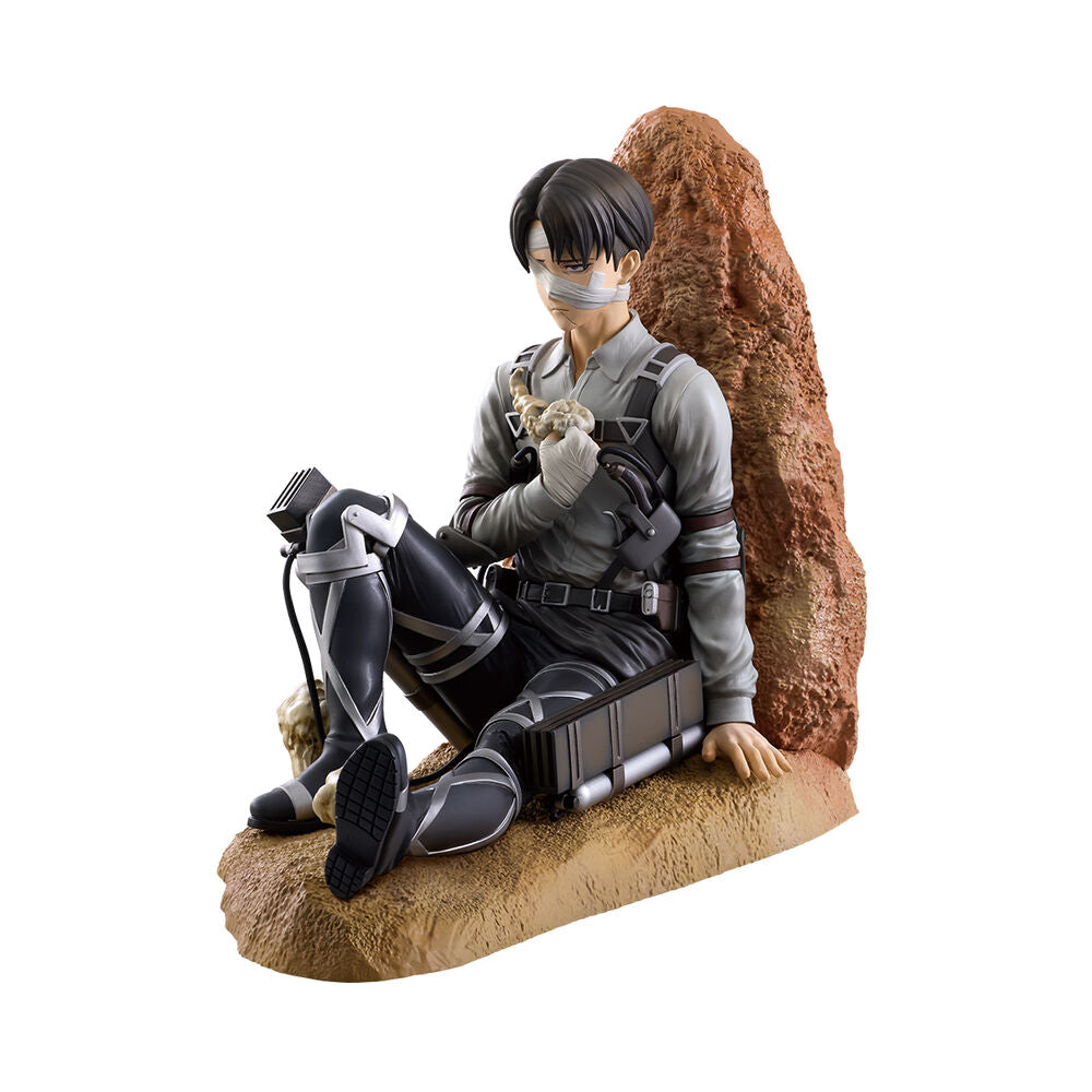 Figurine Ichibansho Levi Bataille du Ciel et de la Terre Mega Impact L'Attaque des Titans 11 cm