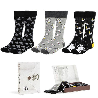 set of 3 harry potter socks