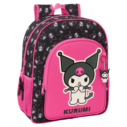kuromi hello kitty backpack adaptable 38cm