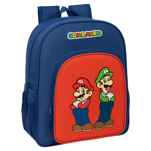 mamma mia super mario bros backpack 38cm adaptable
