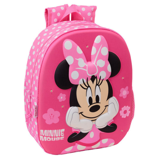 3d led minnie disney backpack 33cm
