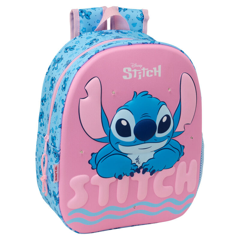 3d led stitch disney backpack 33cm