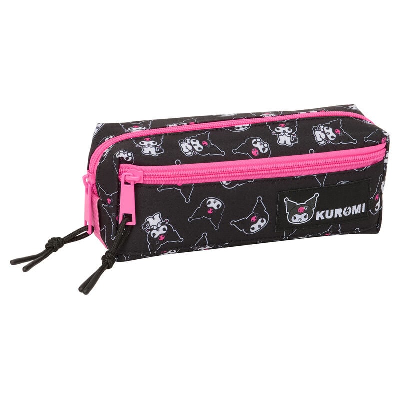 Kuromi Hello Kitty triple pencil case