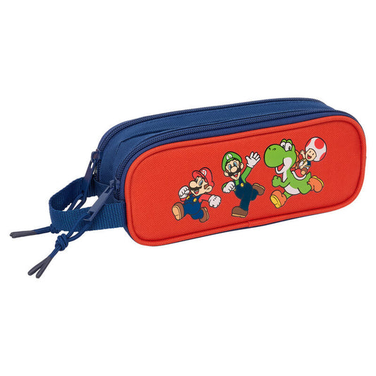 mamma mia super mario bros double pencil case