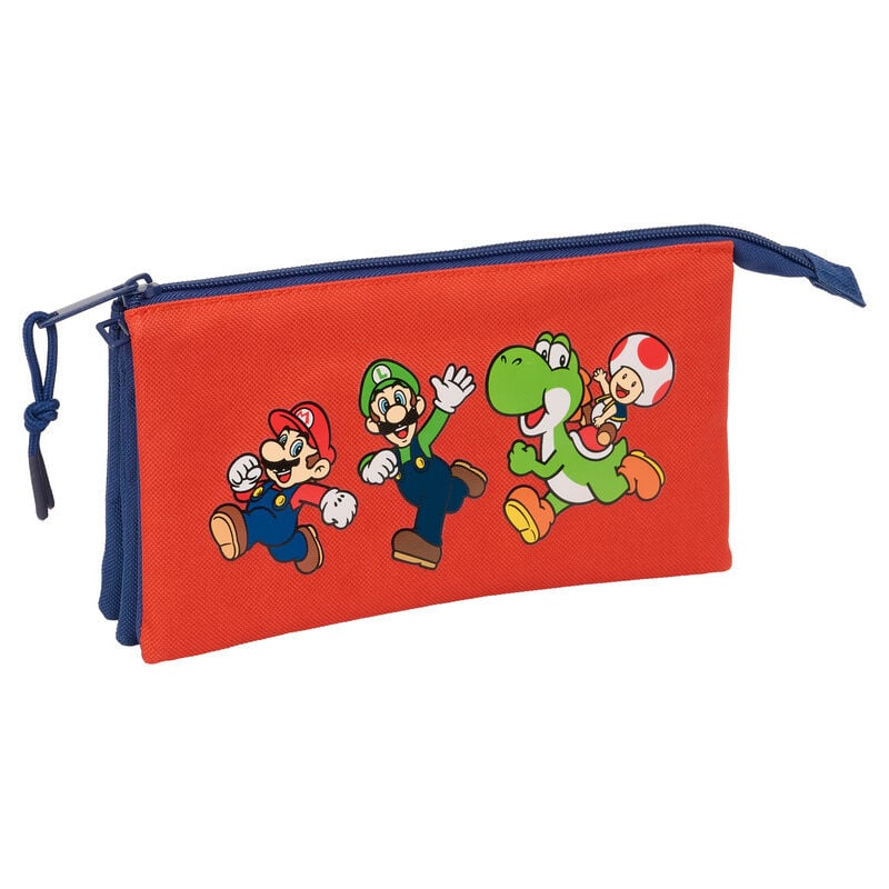 Mamma Mia Super Mario Bros triple pencil case