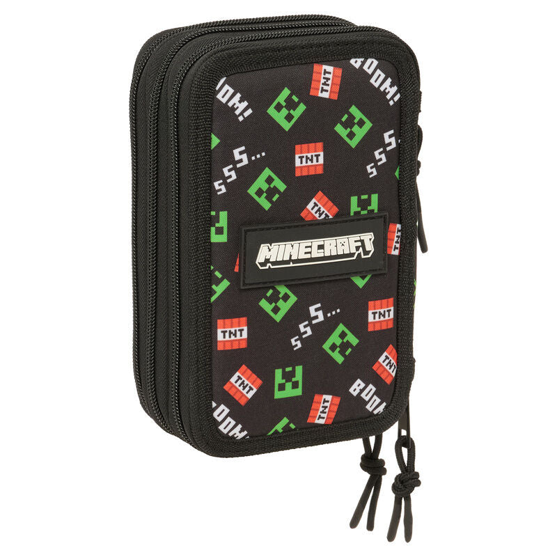 Minecraft triple pencil case 37pcs