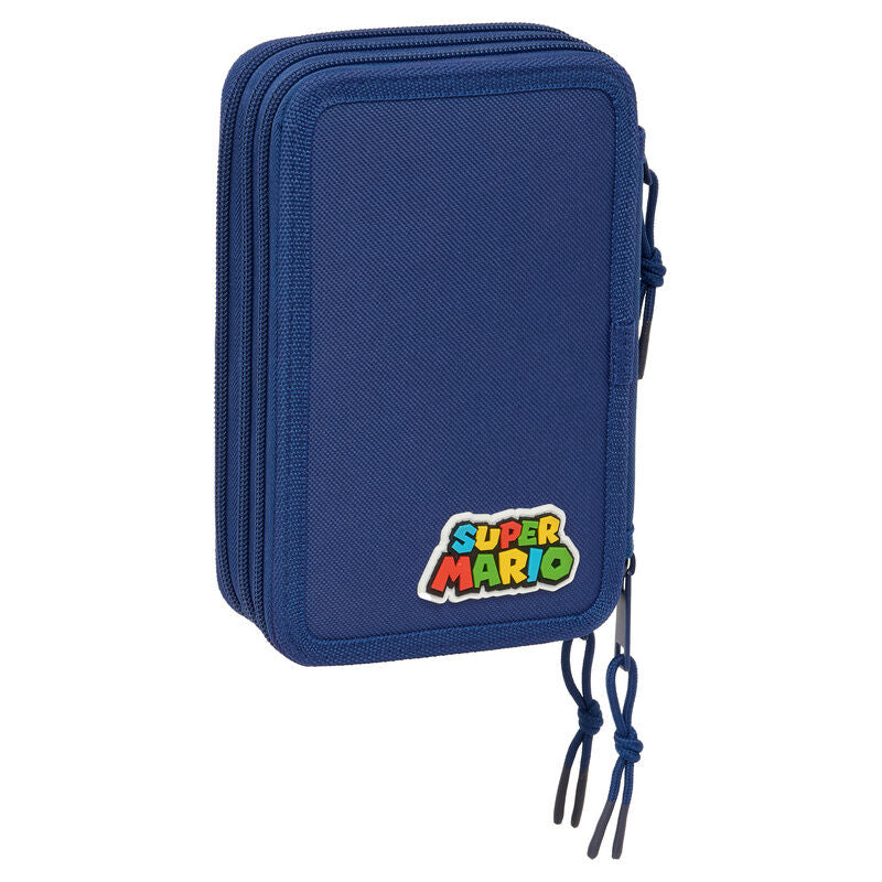 Mamma Mia Super Mario Bros triple pencil case 37pcs