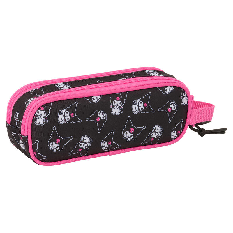 Kuromi Hello Kitty double pencil case