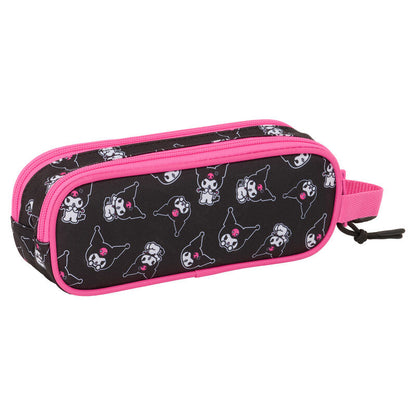 Kuromi Hello Kitty double pencil case