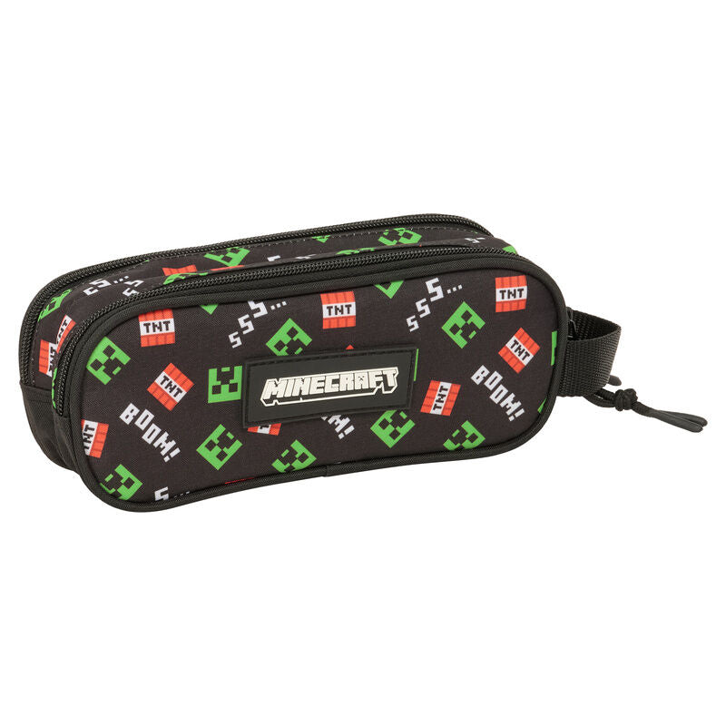 Estojo duplo para lápis do Minecraft