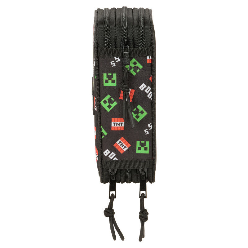 Minecraft triple pencil case 37pcs