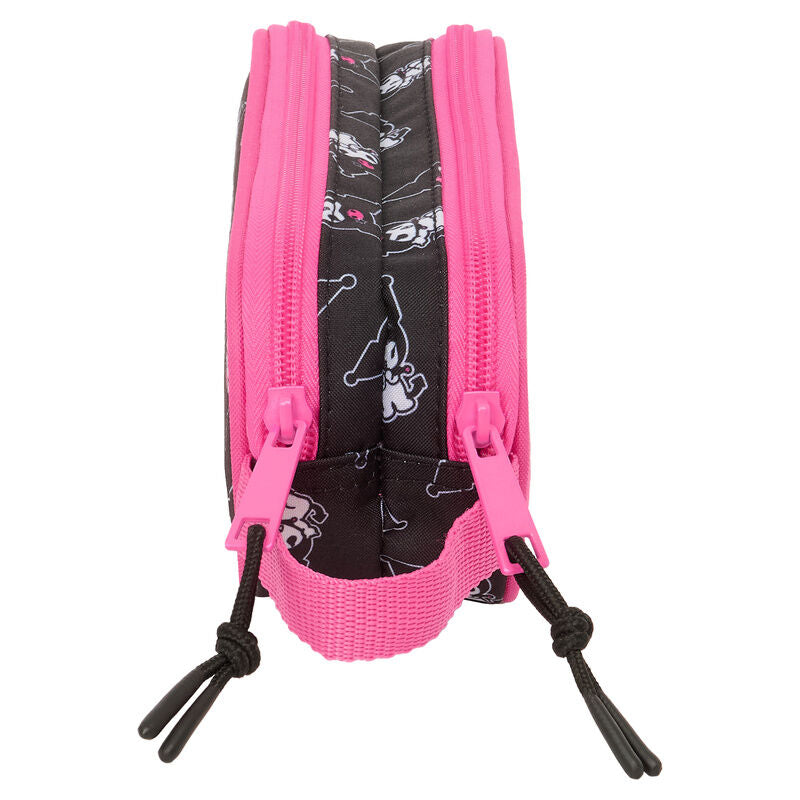Kuromi Hello Kitty double pencil case