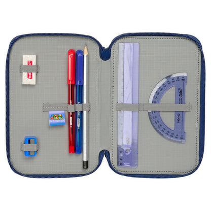 Mamma Mia Super Mario Bros triple pencil case 37pcs