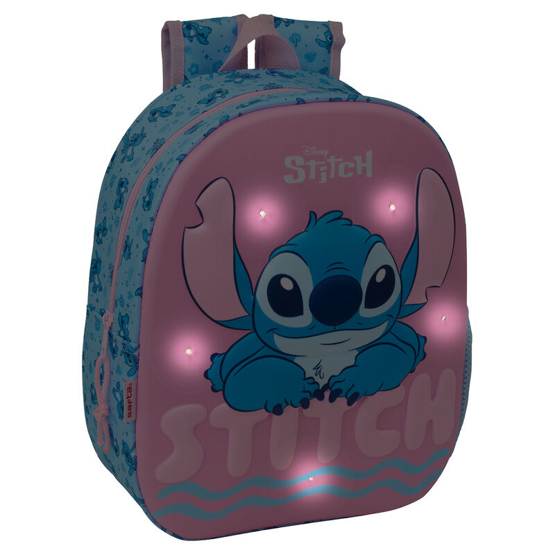 Zaino Disney Stitch con luci LED 3D 33 cm