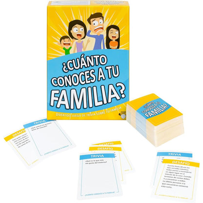 Board game How well do you know your family? (Spanish)