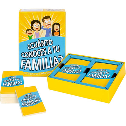 Board game How well do you know your family? (Spanish)