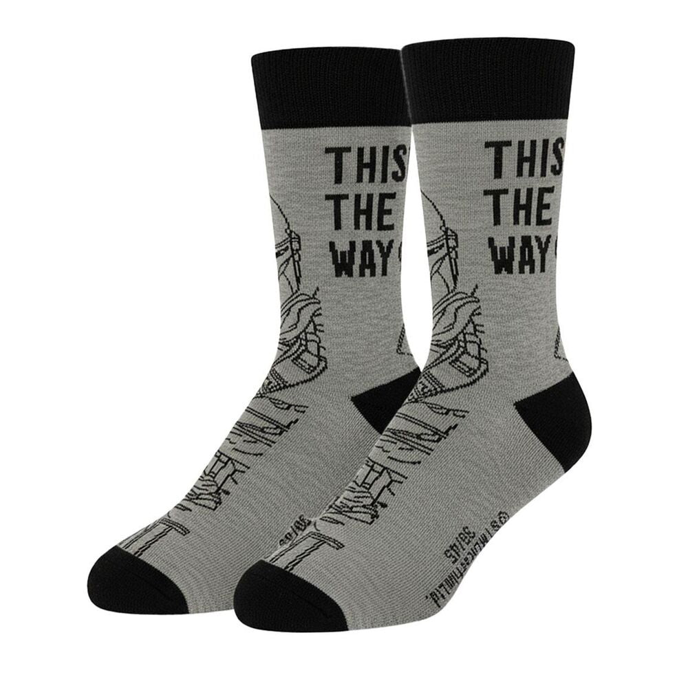 Set of 3 pairs of The Mandalorian Star Wars adult socks