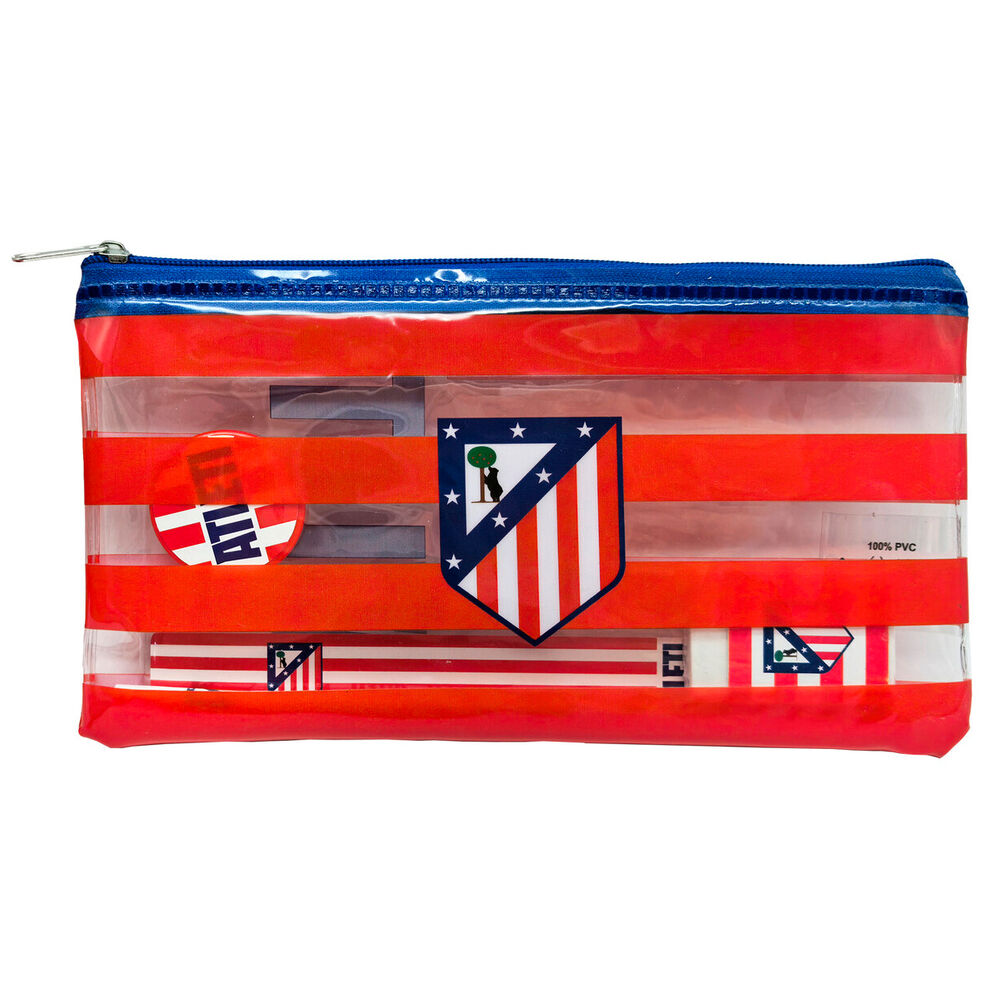 atletico de madrid school supplies pencil case
