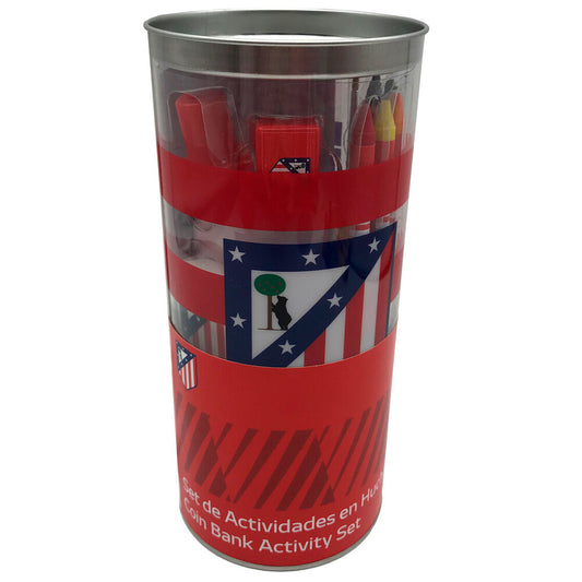 atletico de madrid activity piggy bank set 38pcs