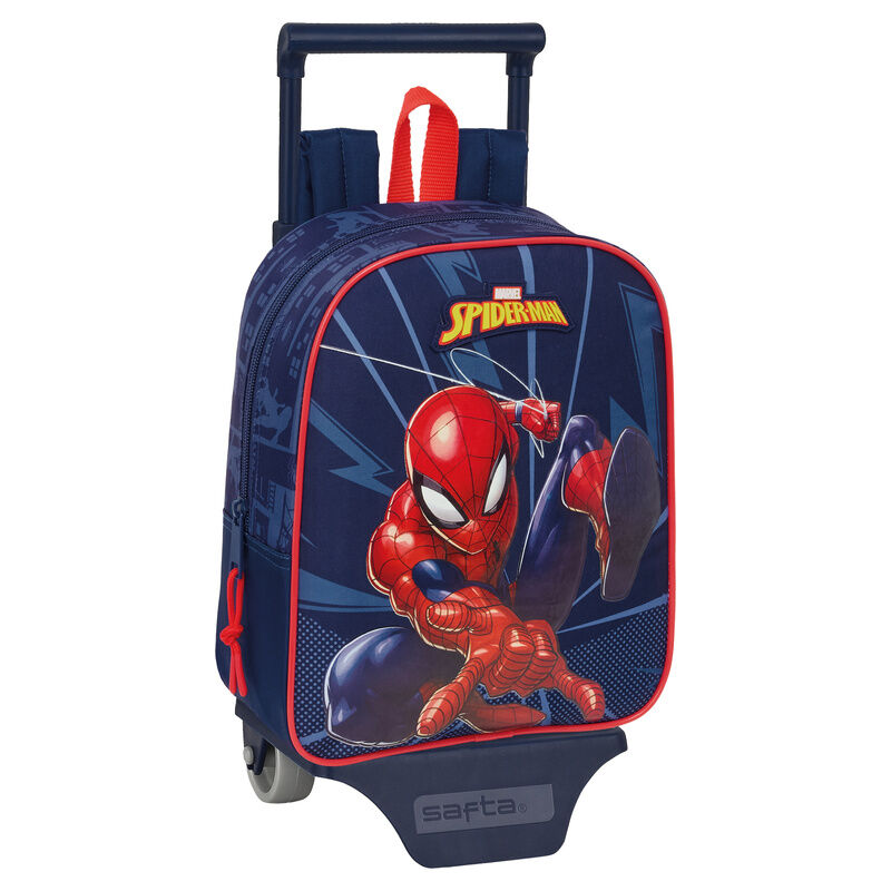 marvel spiderman trolley 27cm