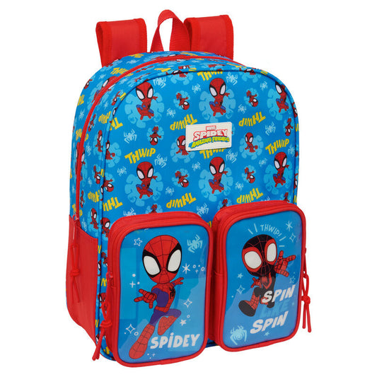 spidey marvel backpack 34cm adaptable