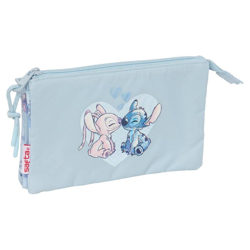 Stitch Disney triple pencil case