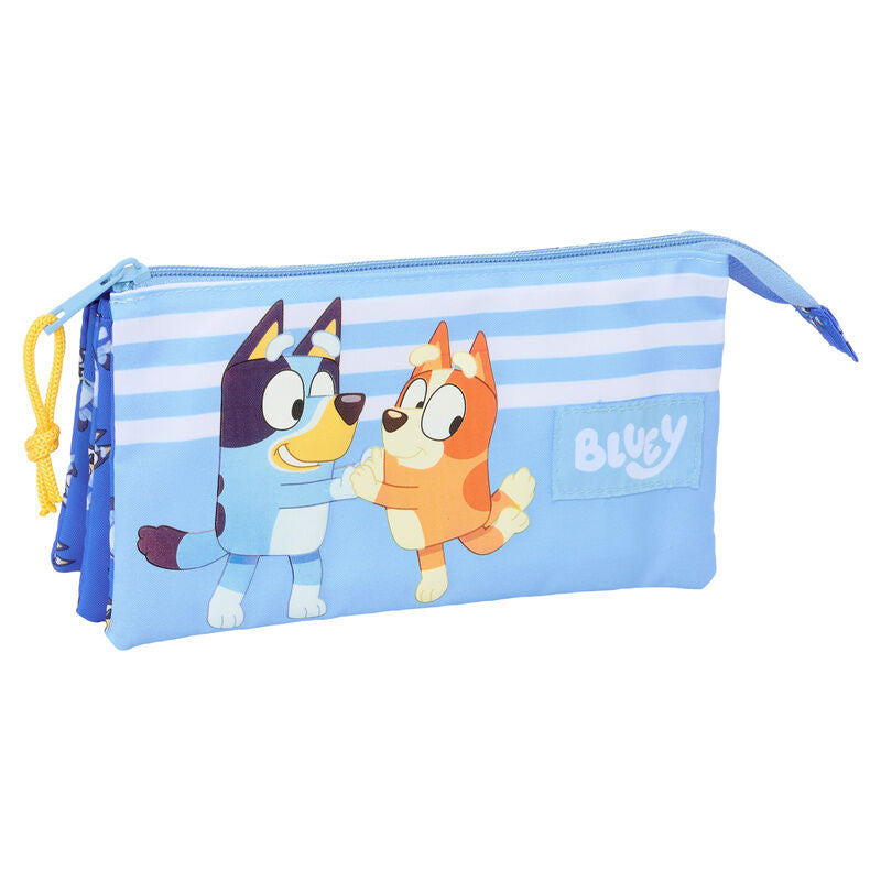 lets play bluey 18 piece pencil case