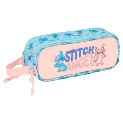 disney ohana stitch double pencil case