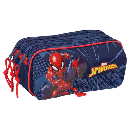 Spiderman Marvel triple pencil case