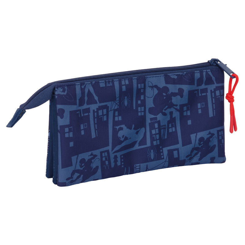 Spiderman Marvel triple pencil case