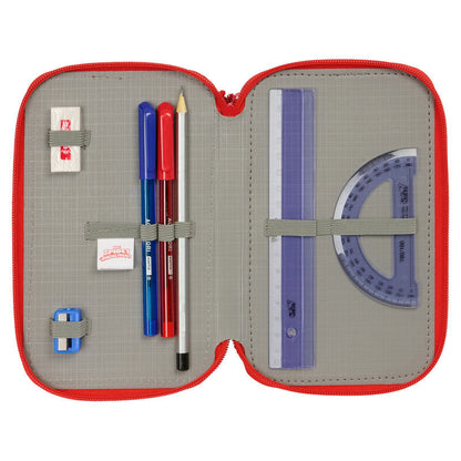 Astuccio triplo per matite Spider Man Marvel 37 pezzi