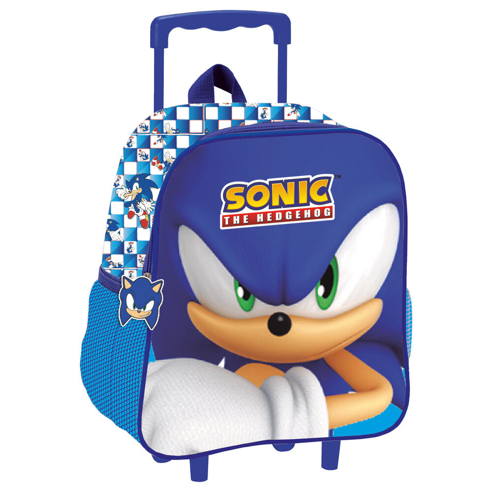 3d sonic the hedgehog trolley 32cm