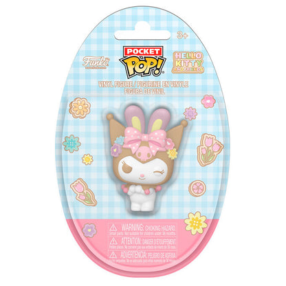 figure pocket pop egg hello kitty and friends kuromi