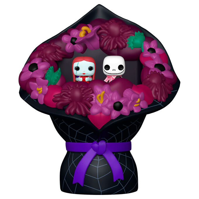 bitty pop bouquet disney nightmare before christmas sally and jack skellington valentine's day figure