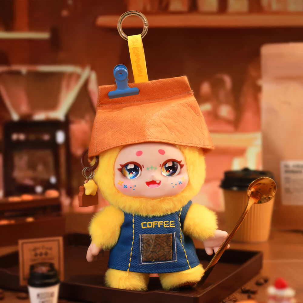 Surprise Doll Keychain Let's Go to Cafe Kimmon (assorted)