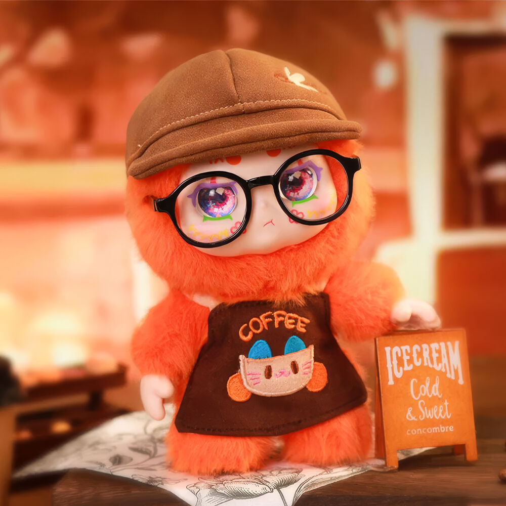 Surprise Doll Keychain Let's Go to Cafe Kimmon (assorted)