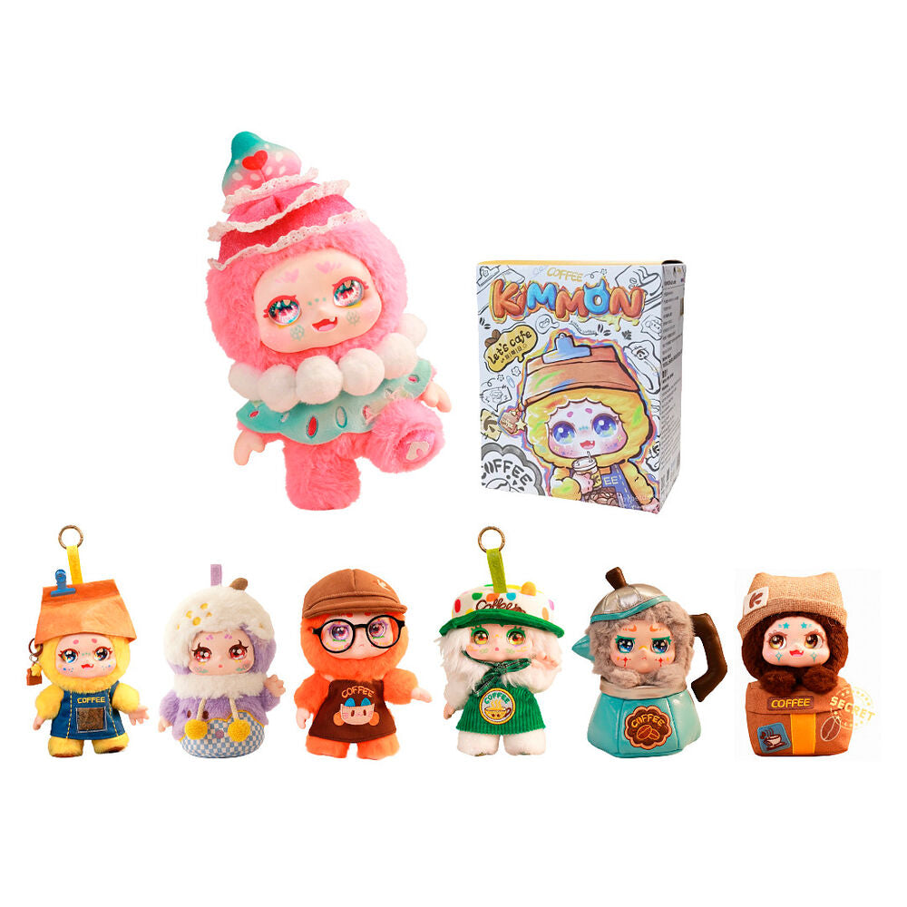 surprise doll keychain let's go to cafe kimmon (assorted)