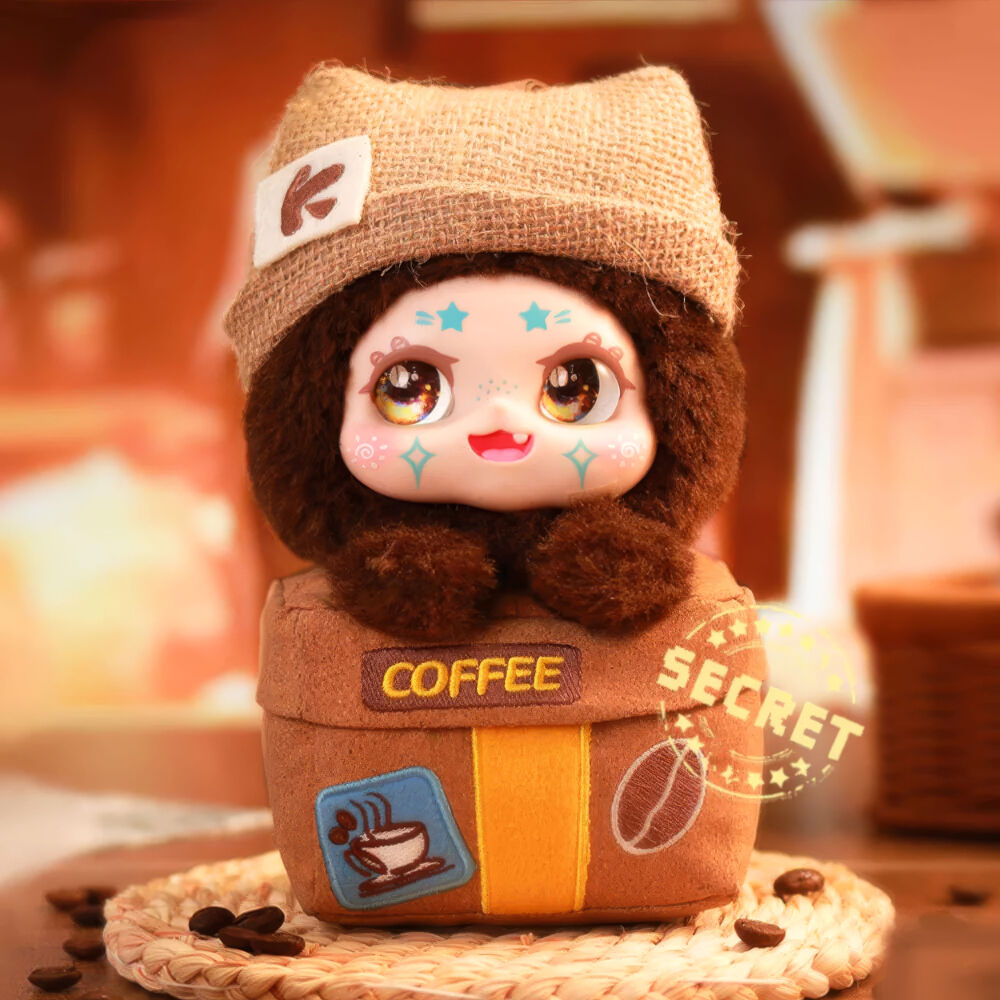Surprise Doll Keychain Let's Go to Cafe Kimmon (assorted)