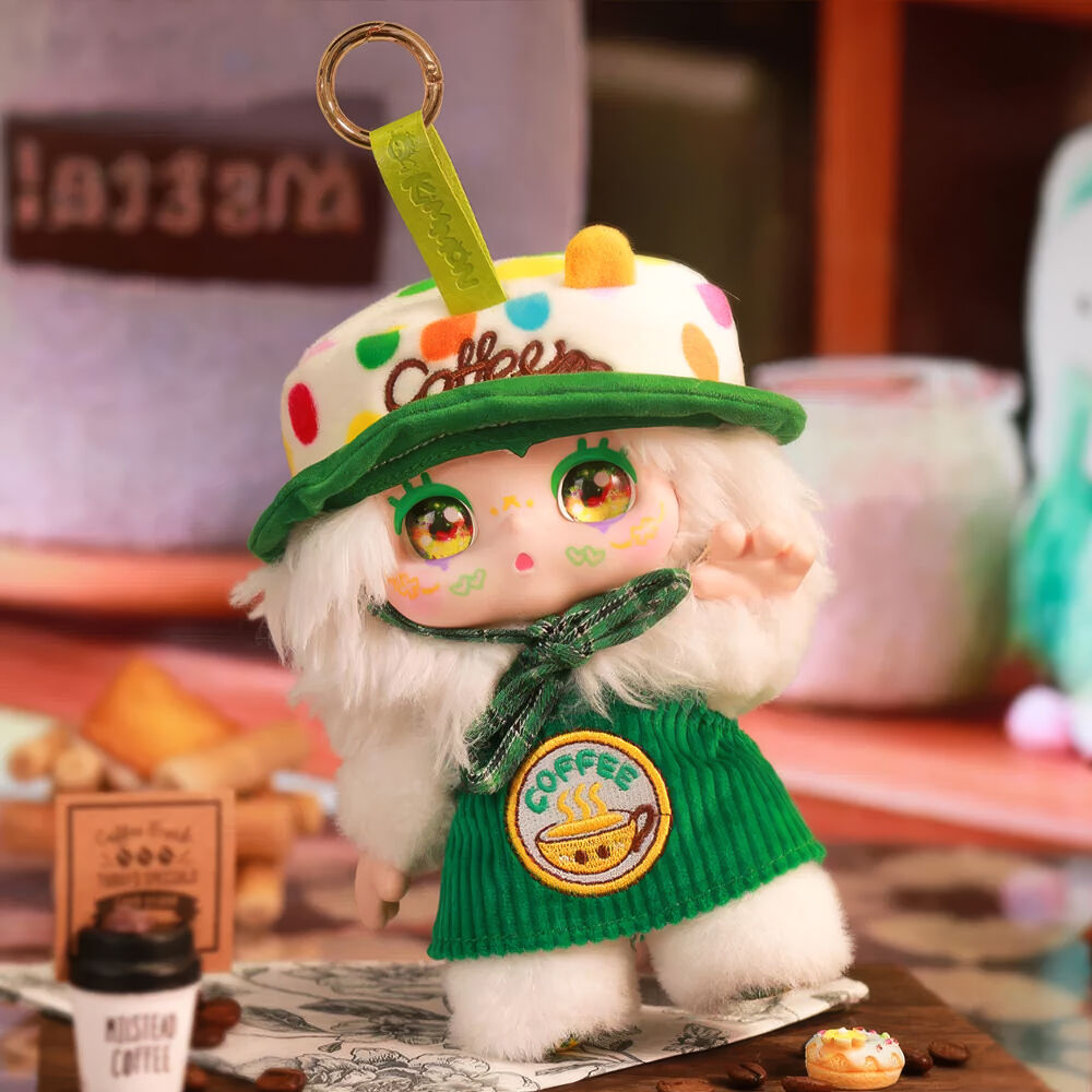 Surprise Doll Keychain Let's Go to Cafe Kimmon (assorted)