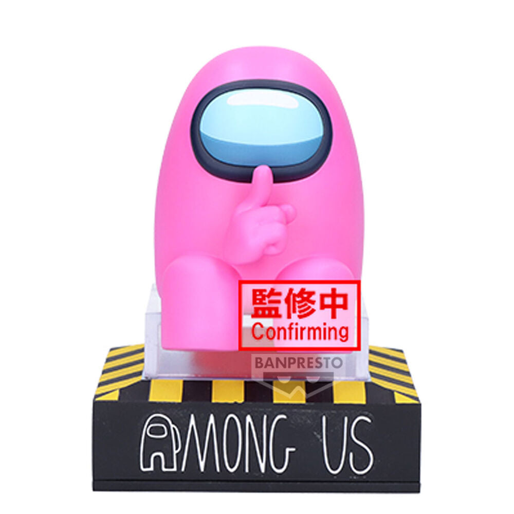 figure pink monitor top vol1 among us 10cm